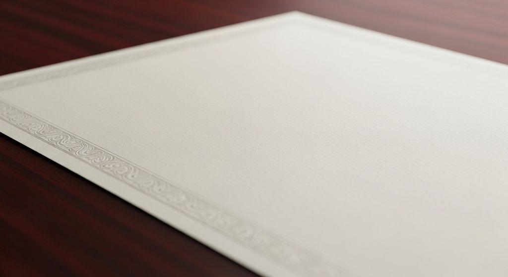 jenis kertas untuk sertifikat