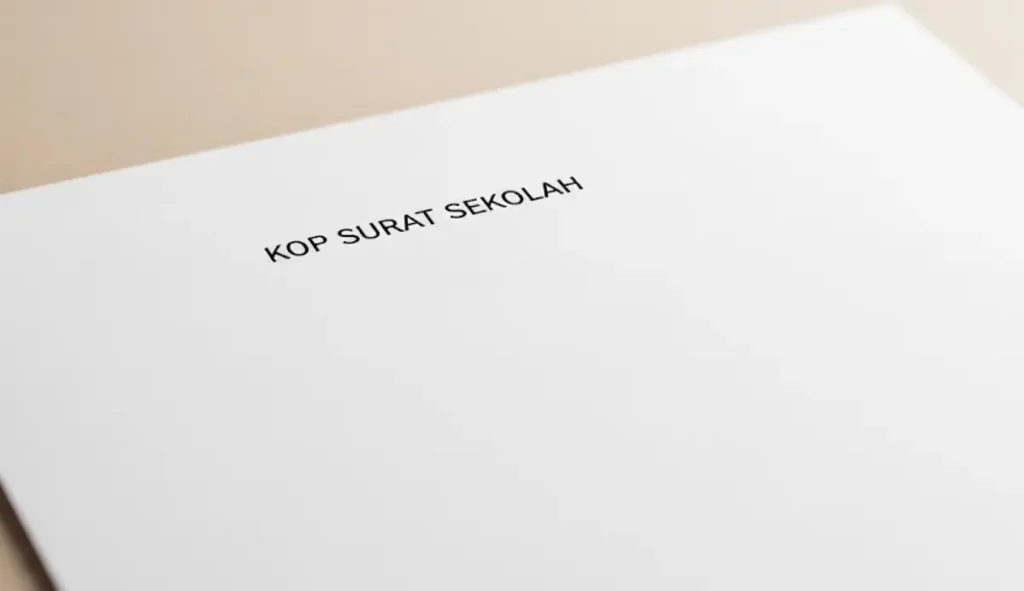 kop surat sekolah