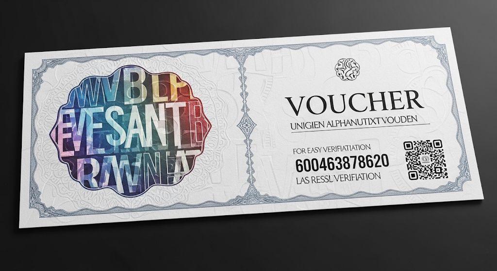 ukuran kertas voucher