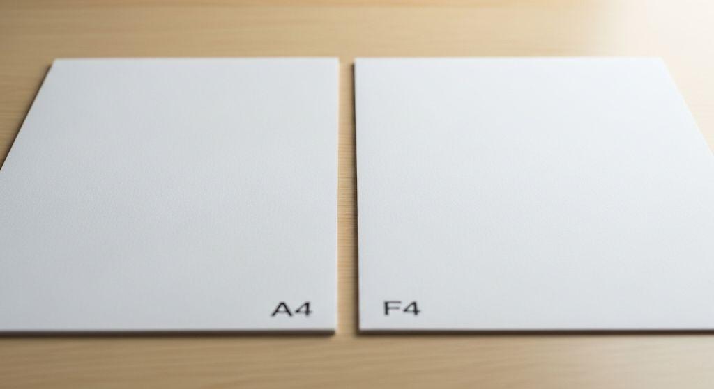 Perbedaan Kertas A4 dan F4