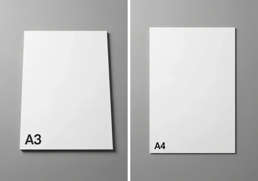 Perbedaan kertas A3 dan A4