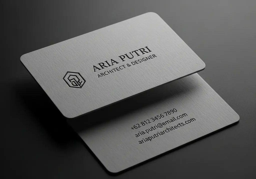 ukuran kartu nama dalam cm